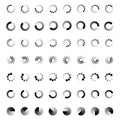 Progress bar loading icon. Load download process Royalty Free Stock Photo