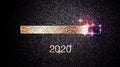 Progress bar of 2020 New Years eve