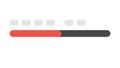 Progress Loading Bar, Status Indicator and Completion Meter, vector design Generative AI Royalty Free Stock Photo