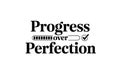 Progress Over Perfection Loading Bar checkmark AI-Generated Royalty Free Stock Photo