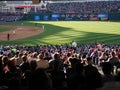 A sunny view at Progressive Field in Cleveland, Ohio - USA - OHIO Royalty Free Stock Photo