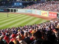 A packed Progressive Field in Cleveland, Ohio - USA - BASEBALL Royalty Free Stock Photo