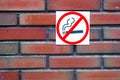 Prohibiting signs for use of public buildings Royalty Free Stock Photo