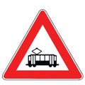 PROHIBITION Road Sign. Road information Symbol. Prohibition of turning left