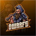 Dwarfs e sport logo design