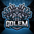 Golems esport mascot logo design