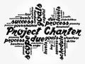 Project Charter word cloud collage