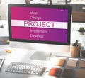 Project Design Implement Development Concept Royalty Free Stock Photo