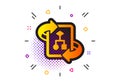 Technical algorithm icon. Project documentation sign. Vector Royalty Free Stock Photo