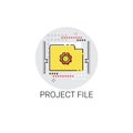 Project File Design Develepment Icon