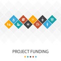 Project funding trendy UI template