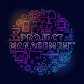 Project Management bright illustration