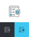Project Management Checklist Target Icon