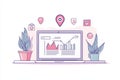 Project management covers planning software development, organizing resources and budget, developing a project schedule