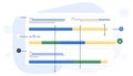 AI-Generated Project Timeline Royalty Free Stock Photo
