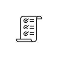 Project management icon . vector illustration Royalty Free Stock Photo