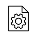 Project Management icon, vector illustration Royalty Free Stock Photo