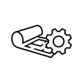 Project Management icon, vector illustration Royalty Free Stock Photo