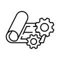 Project Management icon, vector illustration Royalty Free Stock Photo