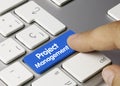 Project Management - Inscription on Blue Keyboard Key Royalty Free Stock Photo