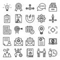Project management Isolated Vector Icon Royalty Free Stock Photo