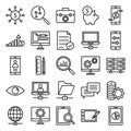 Project management Isolated Vector Icon Royalty Free Stock Photo