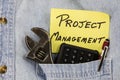 Project management shirt hip pocket business approach
