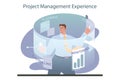 Project management. Successful business project planning, scheduling