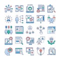 Project Management, Teamwork Flat Vectors Pack