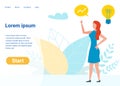 Project Management Vector Landing Page Template