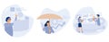 Project planning concept, Project and risk management, bottleneck analysis, agile methodology, IT professional, workflow
