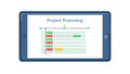 Project Planning & Task Management on Tablet, vector design Generative AI Royalty Free Stock Photo