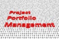 Project portfolio management Royalty Free Stock Photo
