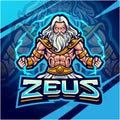 Zeus esport mascot logo design