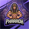 Pharaoh esport mascot logo design