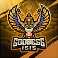 Isis goodess esport mascot logo design
