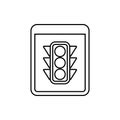 project status icon. Element of Software development for mobile concept and web apps icon. Thin line icon for website design and