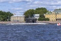 Project 677 submarine Lada Kronstadt at the Navy Day parade in St. Petersburg