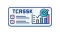 Project Task Checklist and Progress Report Icon, vector design Generative AI Royalty Free Stock Photo