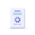 Project task management and effective time planning tools. Project detail icon.