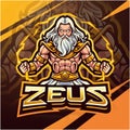 Zeus esport mascot logo design