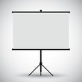 Projector blank screen Empty Projection screen, Presentation board, blank whiteboard for conference