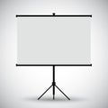 Projector blank screen Empty Projection screen, Presentation board, blank whiteboard for conference