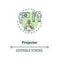 Projector concept icon