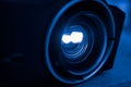 Projector lens light Royalty Free Stock Photo