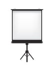 Projector screen illustration Royalty Free Stock Photo