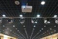 Projector, spotlights and ceiling Royalty Free Stock Photo