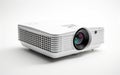 Projector Technology on White Background
