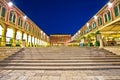 Prokurative square in Split evening view