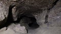 Cave, dungeon. Speleology, cave, dungeon, dark tunnel